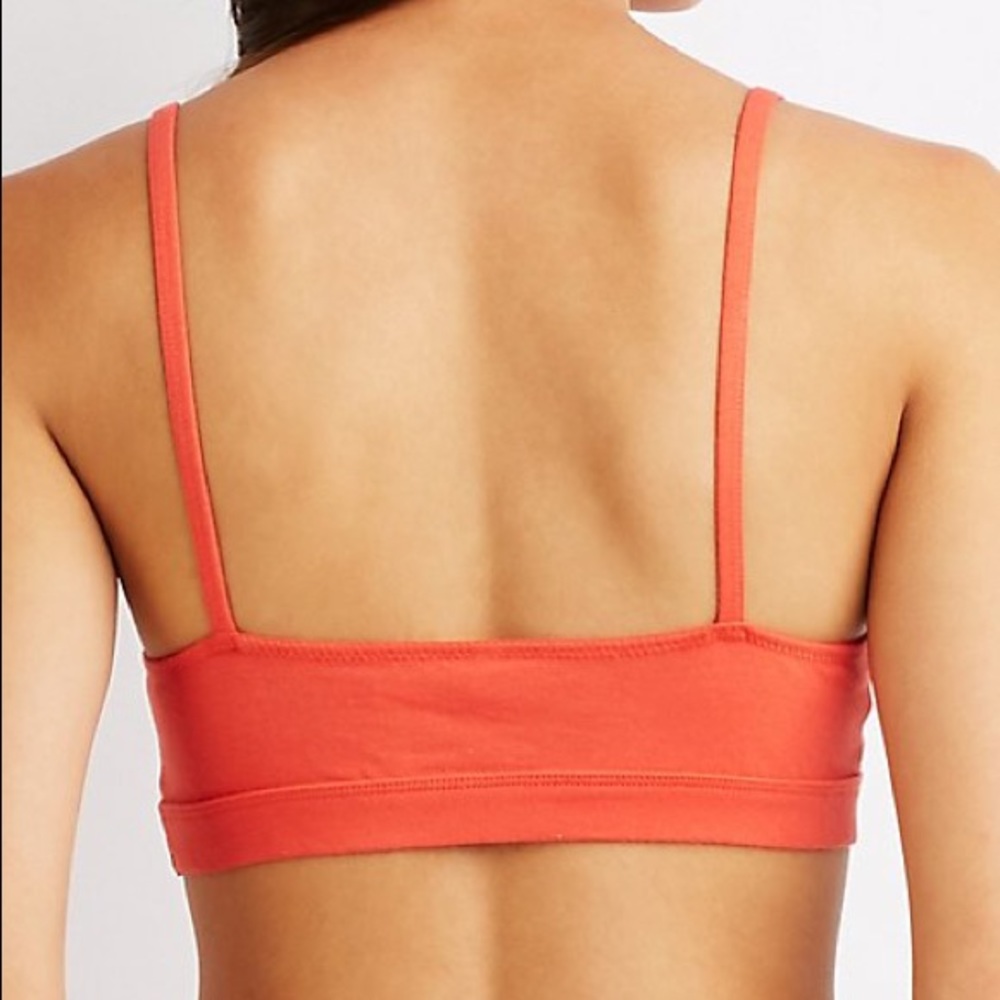 NWT Knotted Cut Out Bralette - Picture 2 of 2
